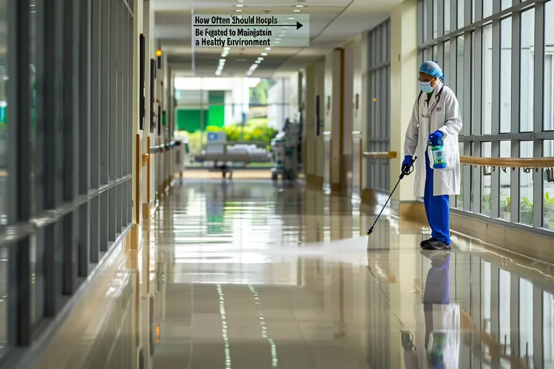 cada cuanto se debe fumigar un hospital