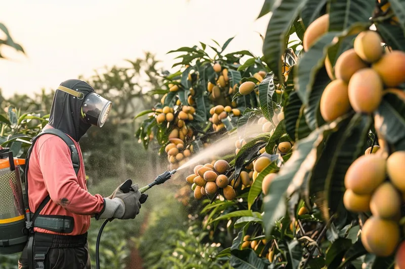 como fumigar arboles de mango