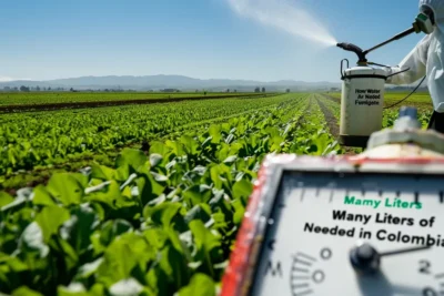 cuantos litros de agua se necesitan para fumigar una hectarea